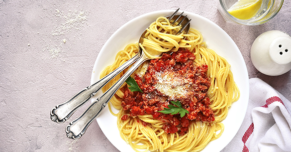 Spaghetti con salsa de tomate - ID5550