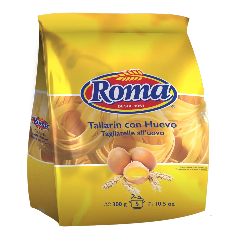 Tallarín con huevo