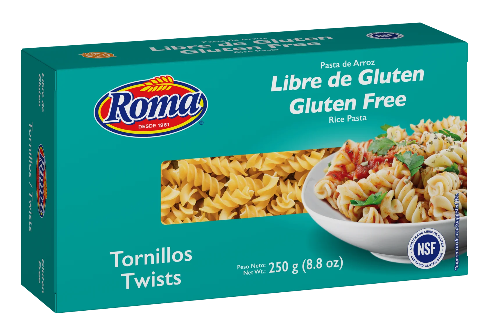 Tornillos libre de gluten